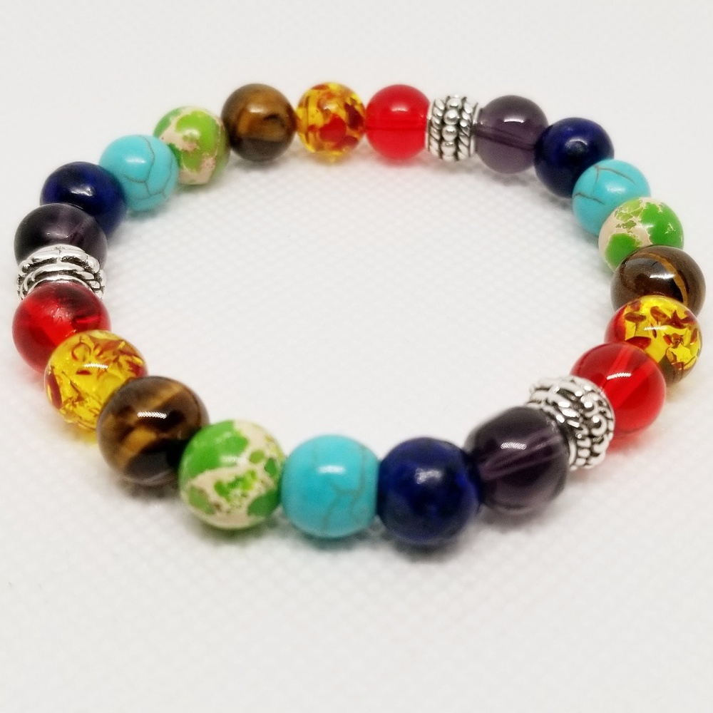 Multi-colored Beaded Bracelet